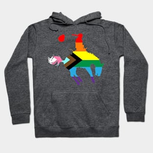 Bronco Rider 2: Queer Pride Flag Hoodie